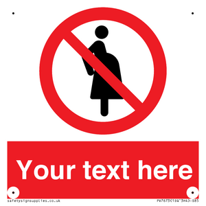 Custom prohibition not for pregnant women